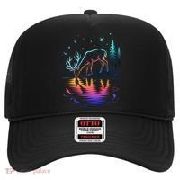 Glowing Deer By The Water: Nature Lover's Hat thumb 0