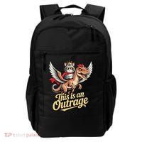 Goddammit Donut Book Lover Funny Backpack thumb 0