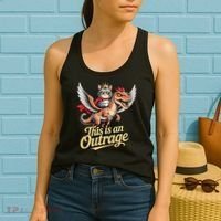 Goddammit Donut Book Lover Funny Women's Tank Top thumb 2