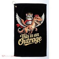 Goddammit Donut Book Lover Funny Golf Towel thumb 0