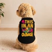 Goddammit Donut Book Lover This In An Outrage Doggie Tank thumb 2