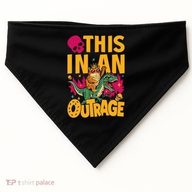 Goddammit Donut Book Lover This In An Outrage USA-Made Doggie Bandana