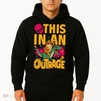 Goddammit Donut Book Lover This In An Outrage Hoodie thumb 2