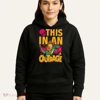 Goddammit Donut Book Lover This In An Outrage Hoodie thumb 5