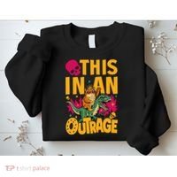 Goddammit Donut Book Lover This In An Outrage Sweatshirt thumb 2