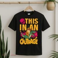 Goddammit Donut Book Lover This In An Outrage T-Shirt thumb 2