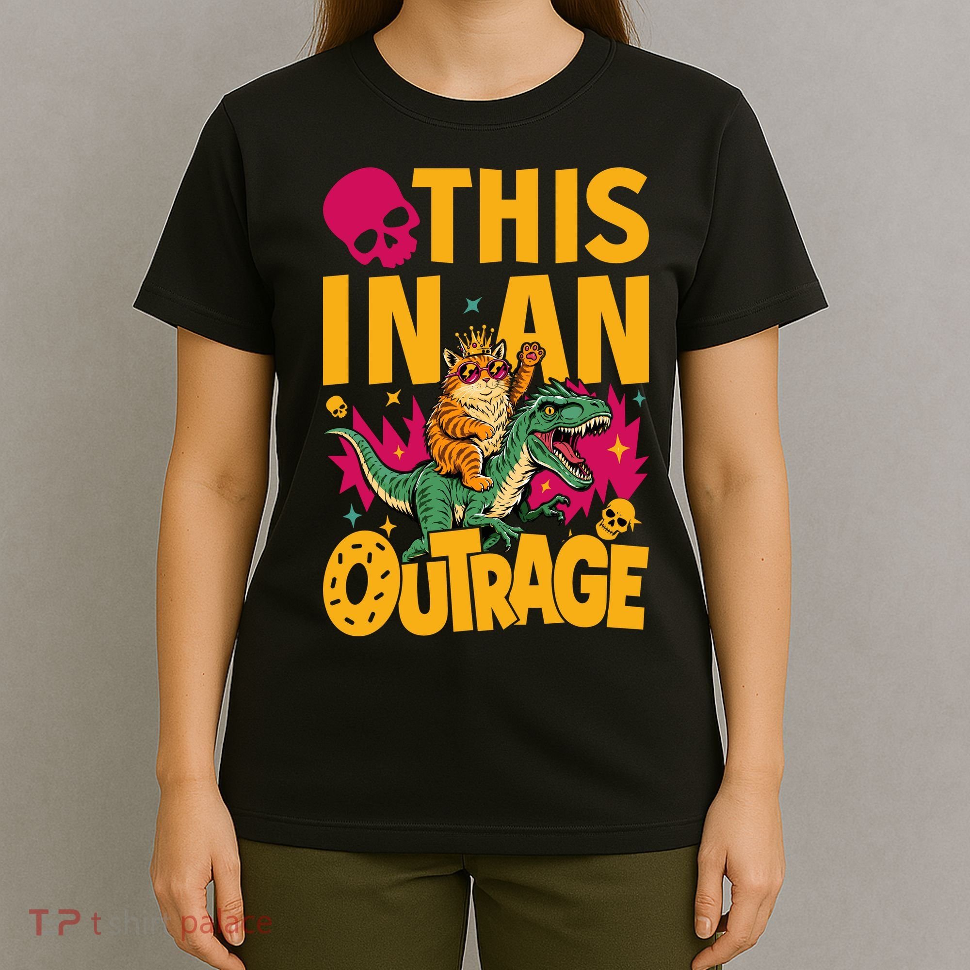 Goddammit Donut Book Lover This In An Outrage T-Shirt
