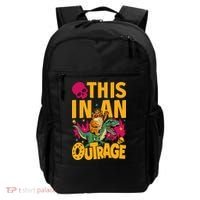 Goddammit Donut Book Lover This In An Outrage Backpack thumb 0