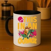 Goddammit Donut Book Lover This In An Outrage Coffee Mug thumb 4
