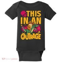 Goddammit Donut Book Lover This In An Outrage Baby Bodysuit thumb 0