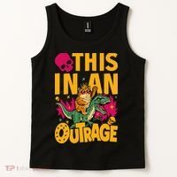Goddammit Donut Book Lover This In An Outrage Tank Top thumb 2