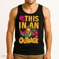 Goddammit Donut Book Lover This In An Outrage Tank Top thumb 3
