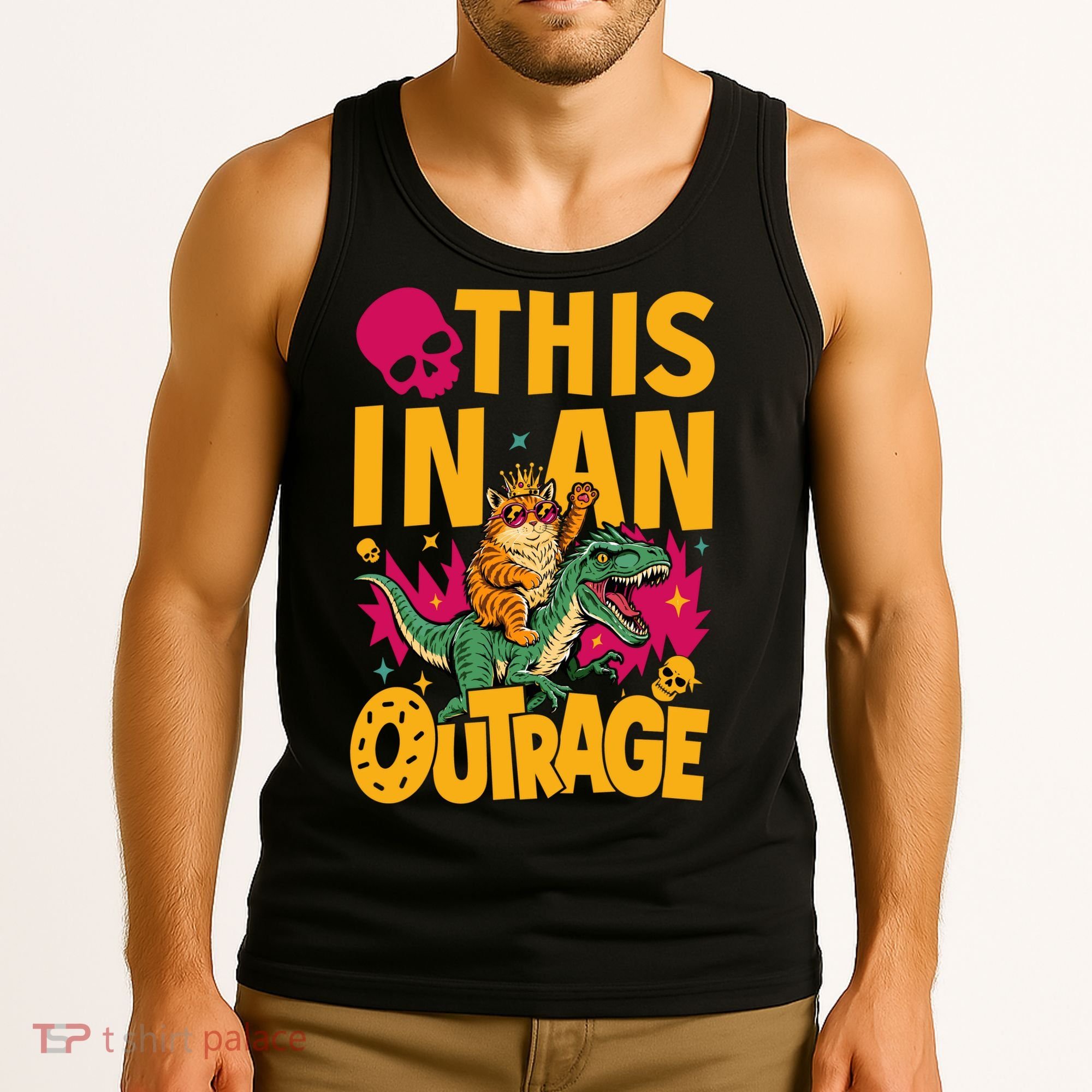 Goddammit Donut Book Lover This In An Outrage Tank Top