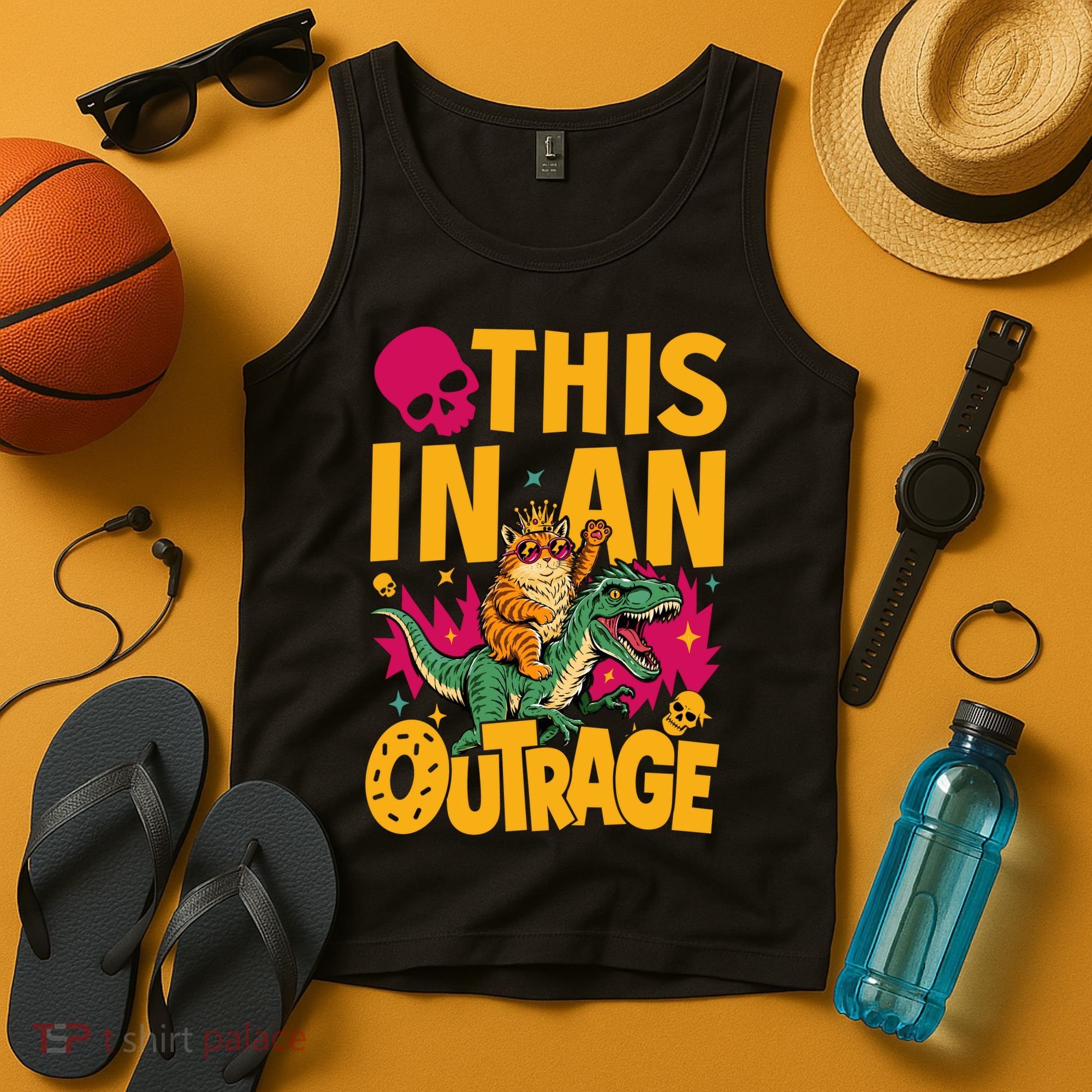 Goddammit Donut Book Lover This In An Outrage Tank Top