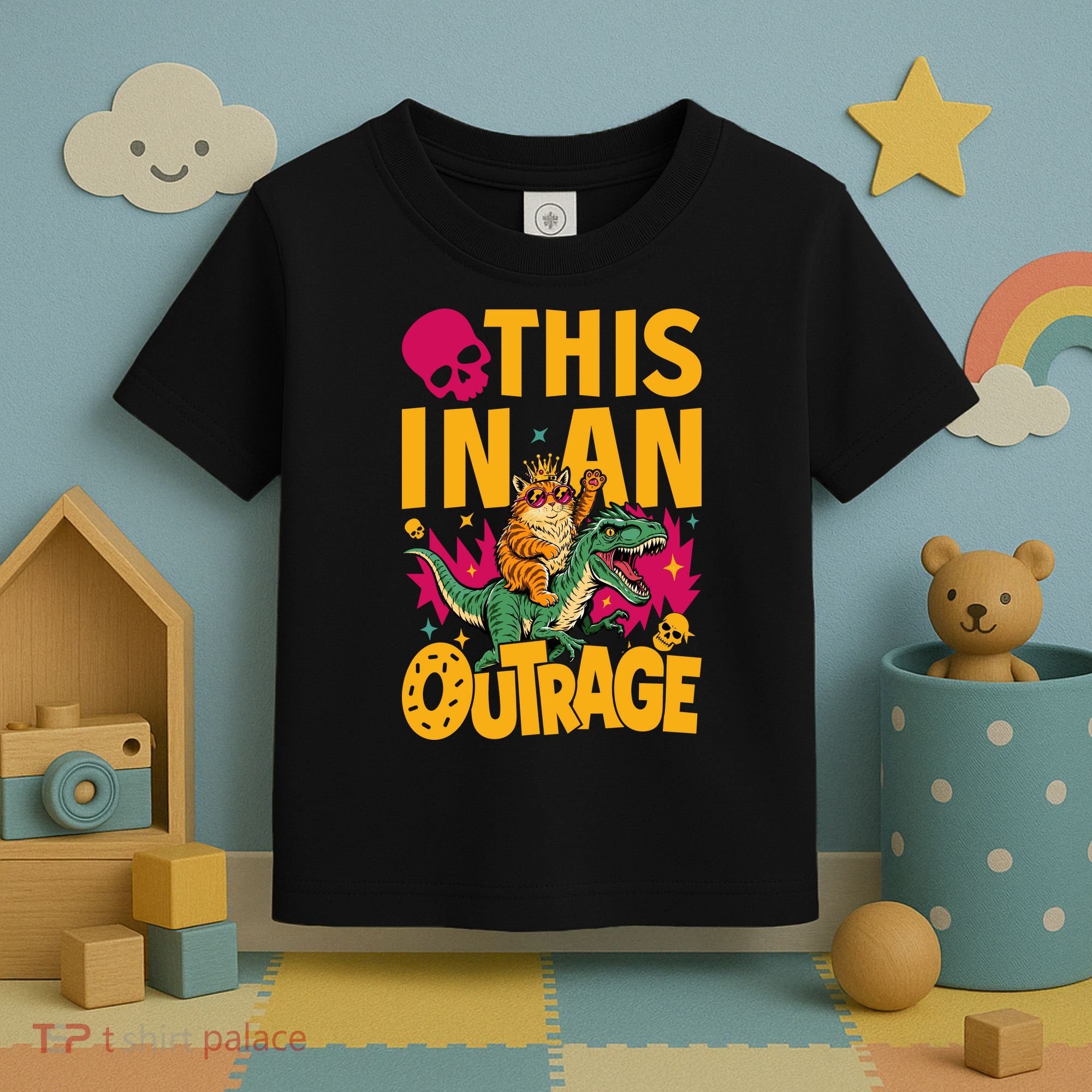 Goddammit Donut Book Lover This In An Outrage Toddler T-Shirt
