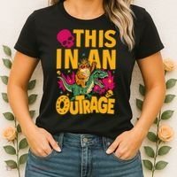 Goddammit Donut Book Lover This In An Outrage Women's T-Shirt thumb 2