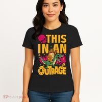 Goddammit Donut Book Lover This In An Outrage Women's T-Shirt thumb 4