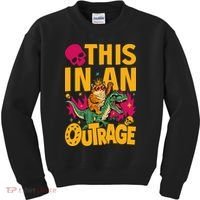Goddammit Donut Book Lover This In An Outrage Kids Sweatshirt thumb 0
