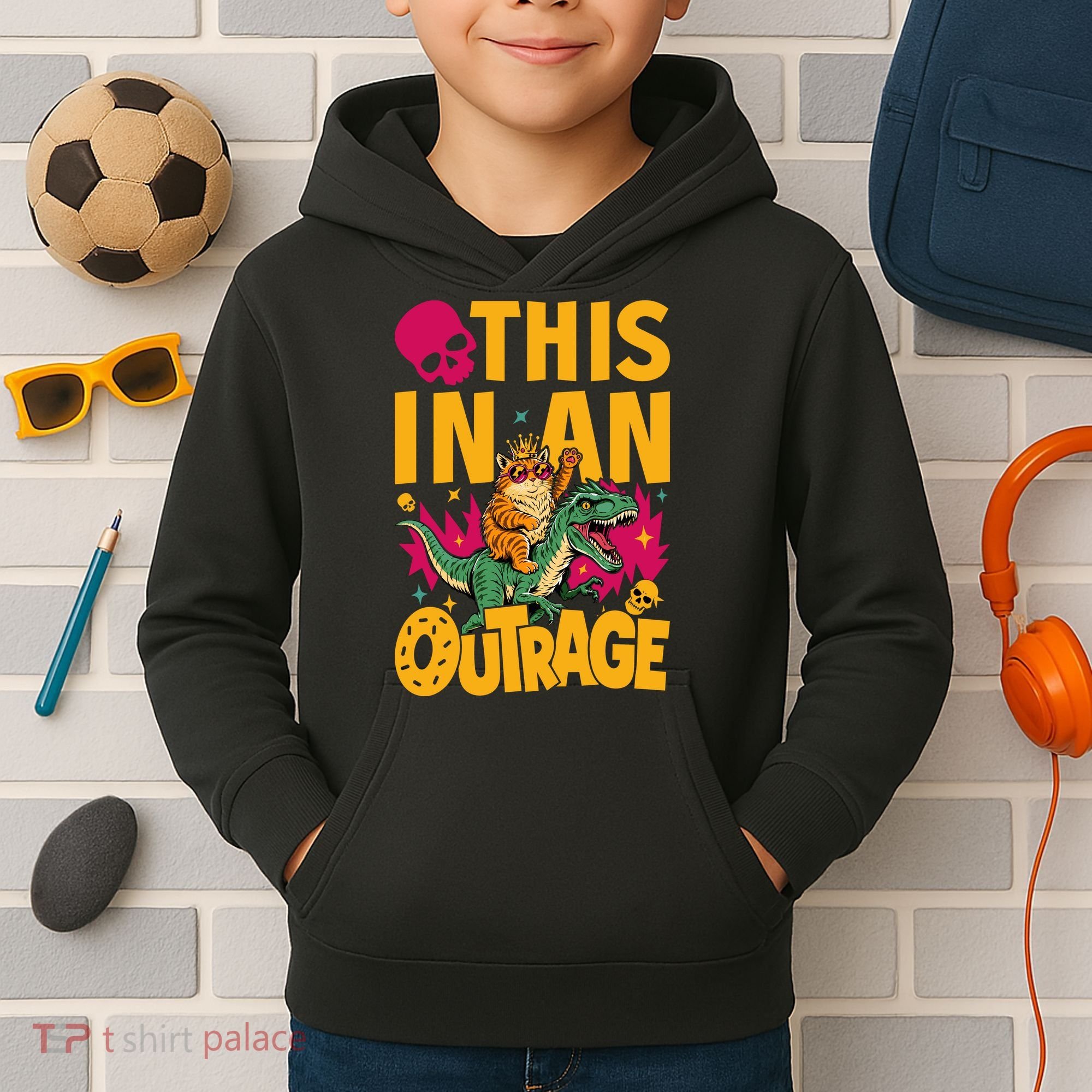 Goddammit Donut Book Lover This In An Outrage Kids Hoodie
