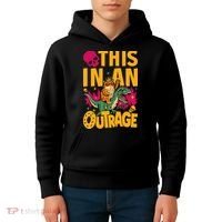 Goddammit Donut Book Lover This In An Outrage Kids Hoodie thumb 4