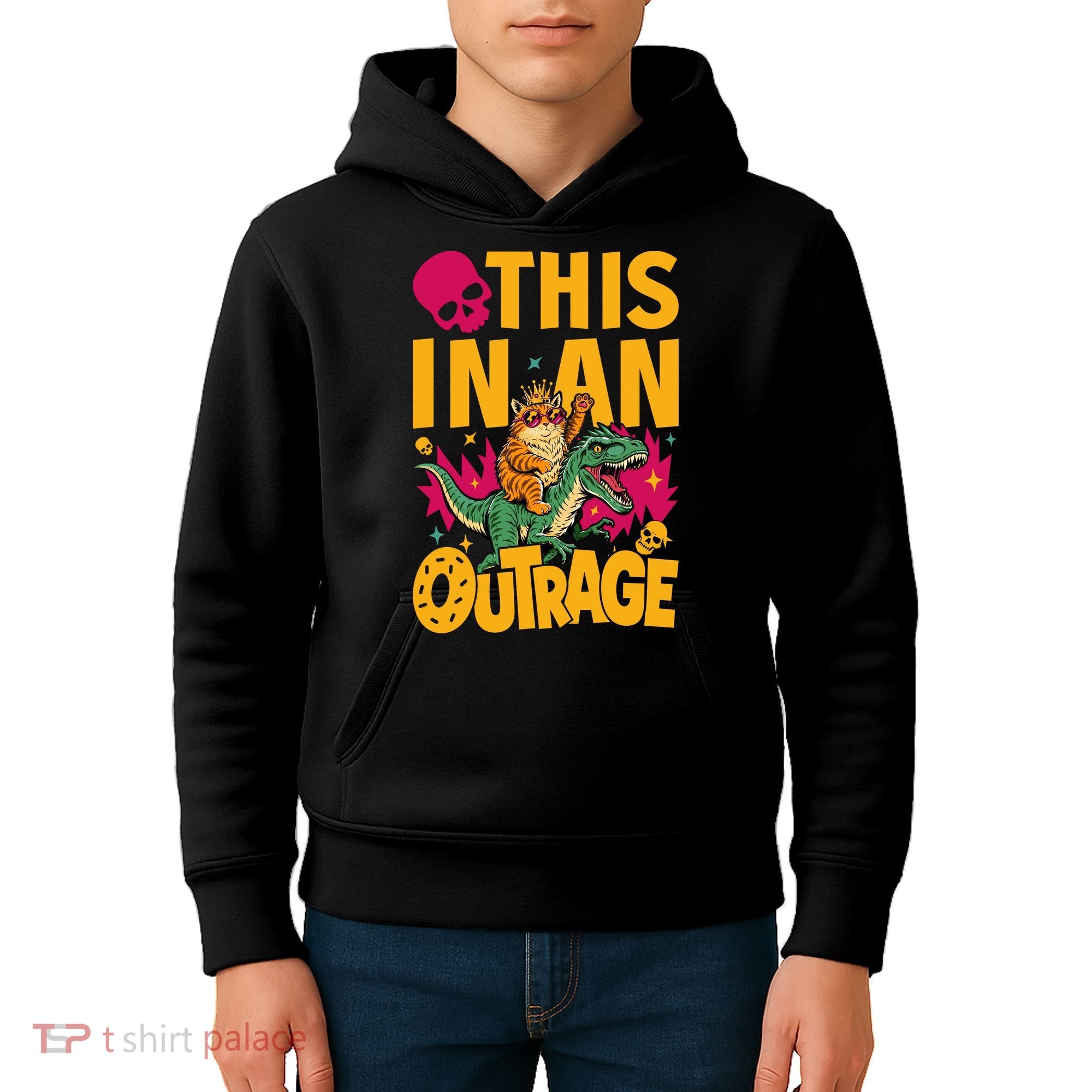 Goddammit Donut Book Lover This In An Outrage Kids Hoodie