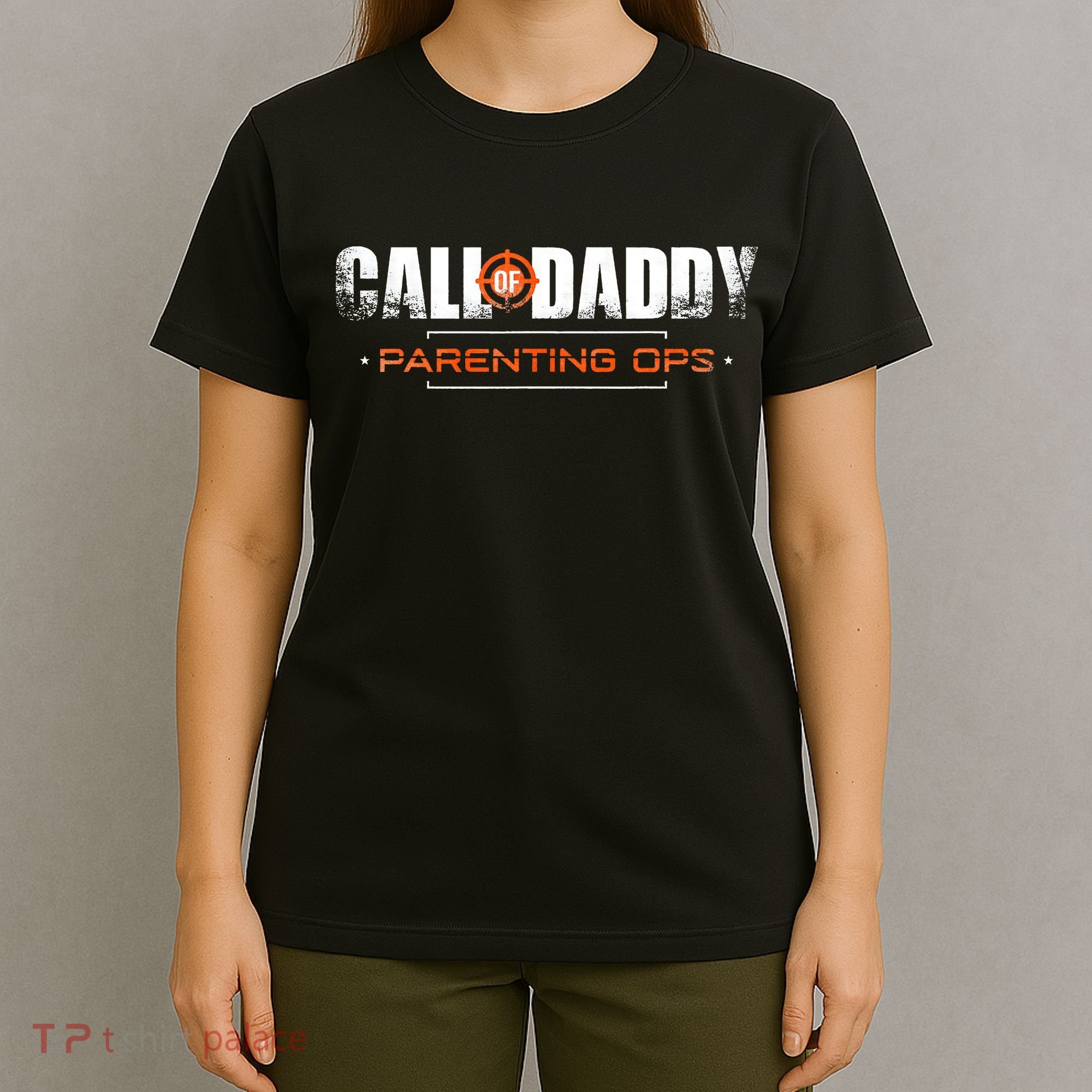 Gamer Dad Call of Daddy Parenting Ops Funny Father's Day T-Shirt