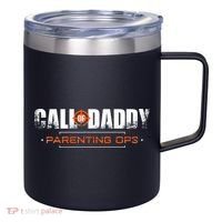 Gamer Dad Call of Daddy Parenting Ops Funny Father's Day 12oz Stainless Steel Coffee Mug thumb 0
