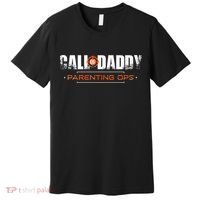 Gamer Dad Call of Daddy Parenting Ops Funny Father's Day Premium T-Shirt thumb 0