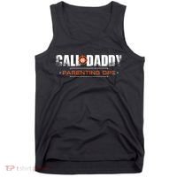 Gamer Dad Call of Daddy Parenting Ops Funny Father's Day Tank Top thumb 0