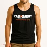 Gamer Dad Call of Daddy Parenting Ops Funny Father's Day Tank Top thumb 3