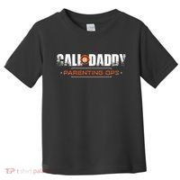Gamer Dad Call of Daddy Parenting Ops Funny Father's Day Toddler T-Shirt thumb 0