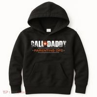 Gamer Dad Call of Daddy Parenting Ops Funny Father's Day Kids Hoodie thumb 0