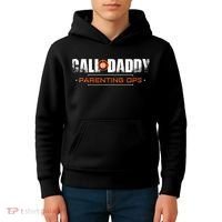 Gamer Dad Call of Daddy Parenting Ops Funny Father's Day Kids Hoodie thumb 4