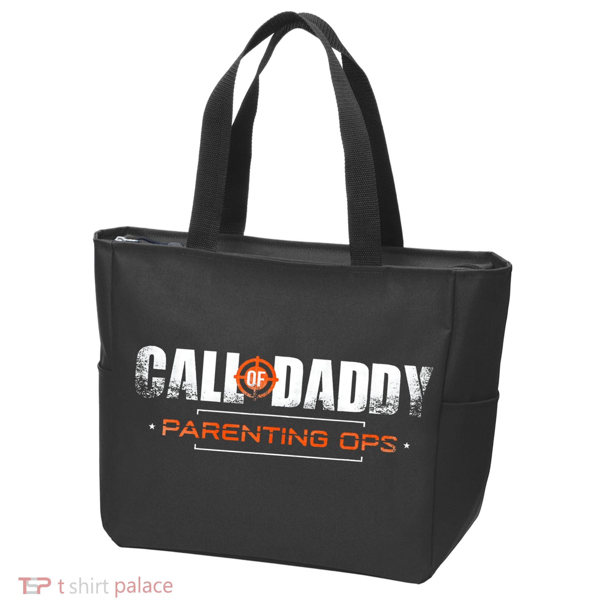 Gamer Dad Call of Daddy Parenting Ops Funny Father's Day Tote Bag