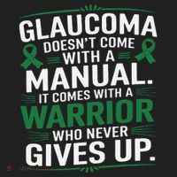 Glaucoma DoesnT Come With A Manual It Comes With A Warrior Golf Towel thumb 3