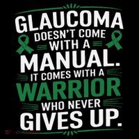 Glaucoma DoesnT Come With A Manual It Comes With A Warrior Women's Long Sleeve Shirt thumb 2