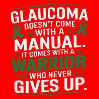 Glaucoma DoesnT Come With A Manual It Comes With A Warrior Santa Hat thumb 1