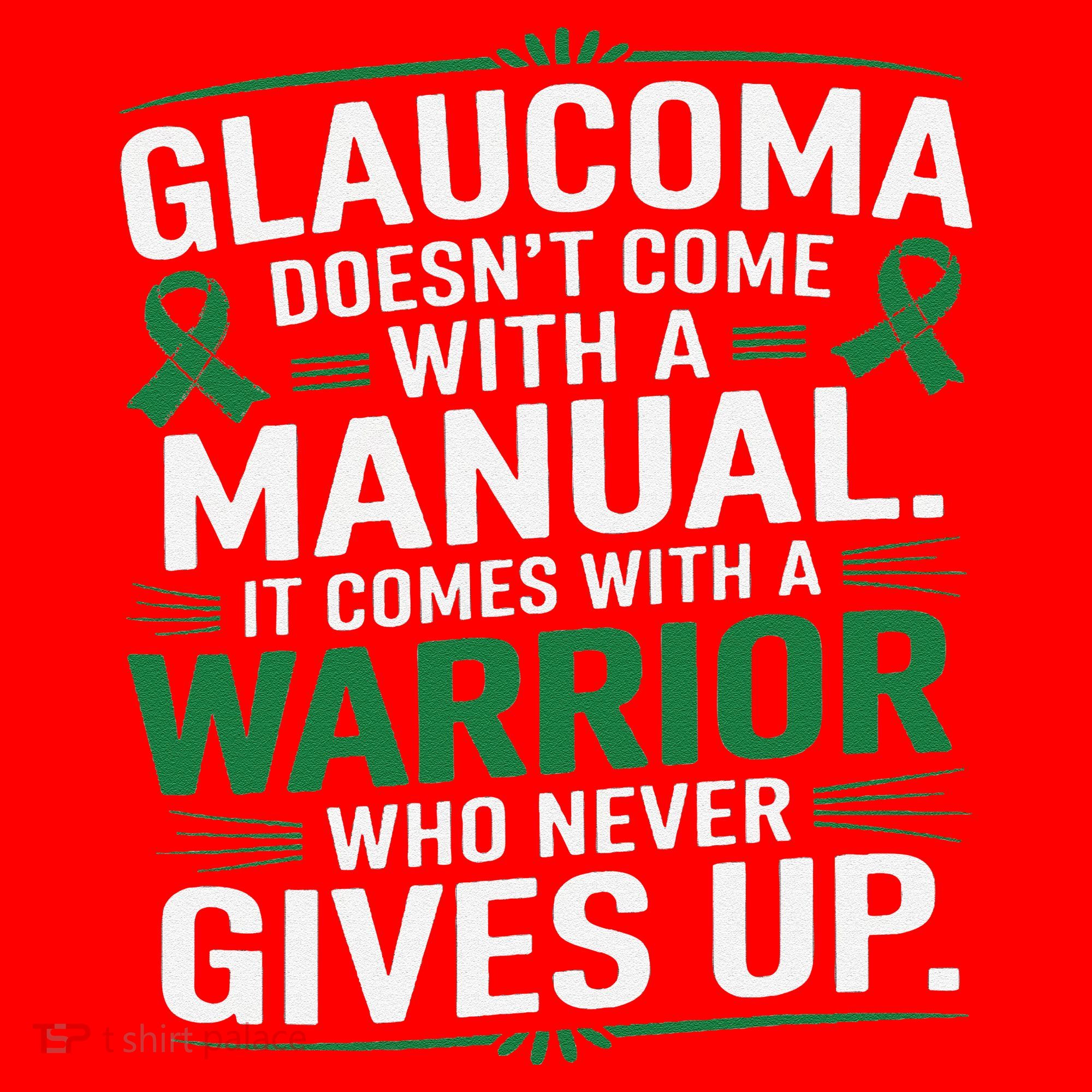 Glaucoma DoesnT Come With A Manual It Comes With A Warrior Santa Hat