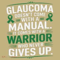 Glaucoma DoesnT Come With A Manual It Comes With A Warrior Kids T-Shirt thumb 2