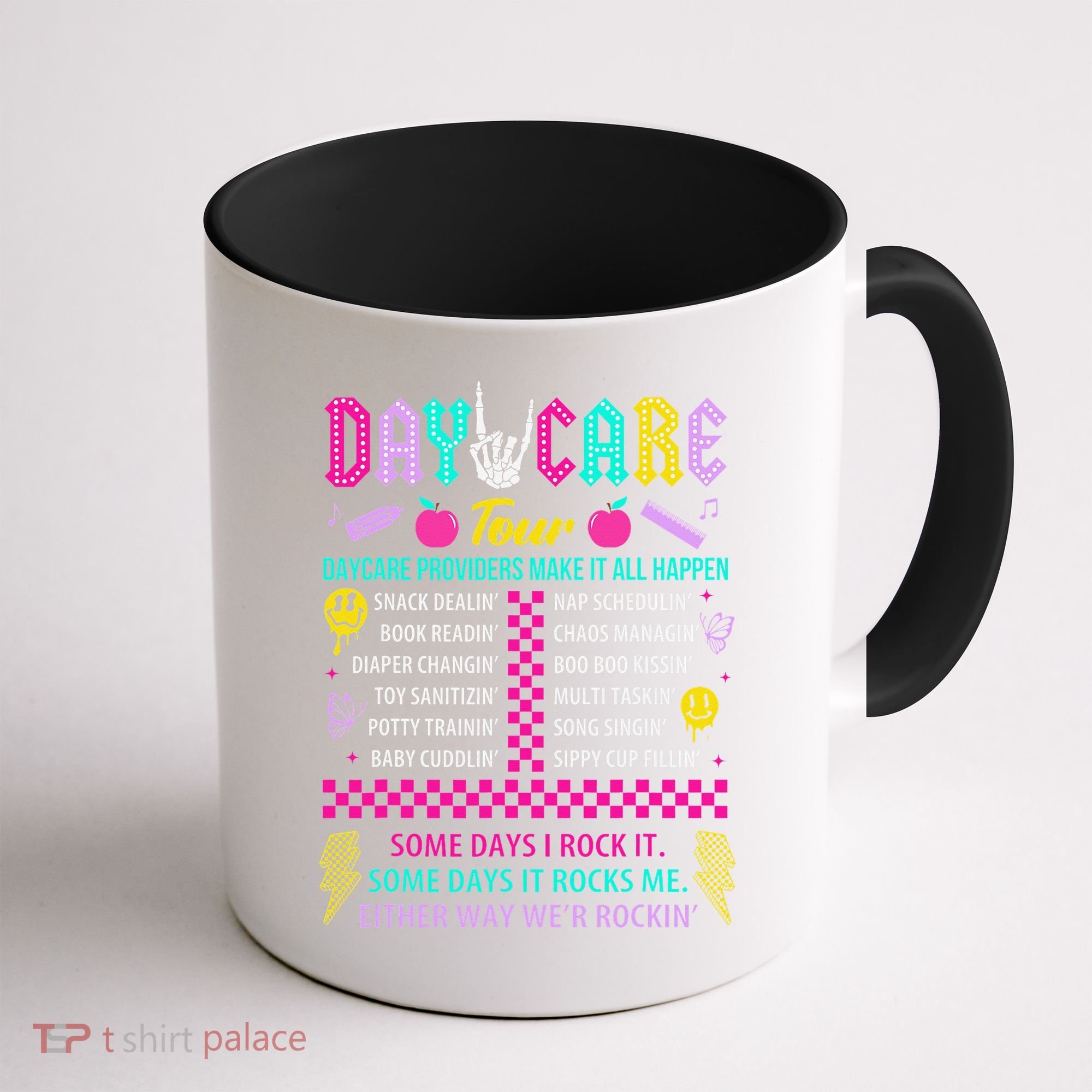 Groovy Day Care Some Days I Rock It Day Care Teacher Life Coffee Mug