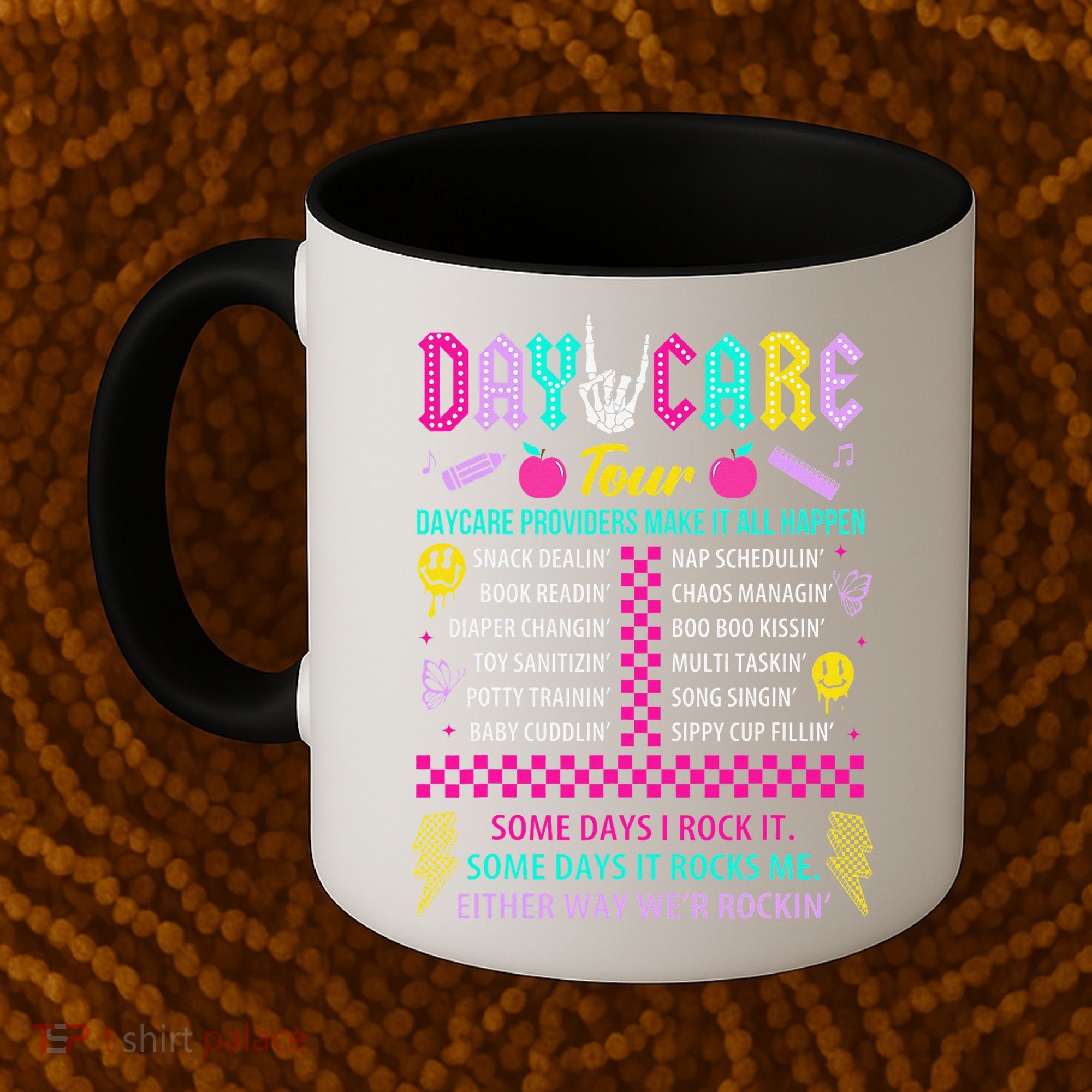 Groovy Day Care Some Days I Rock It Day Care Teacher Life Coffee Mug