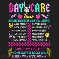 Groovy Day Care Some Days I Rock It Day Care Teacher Life Beanie thumb 2