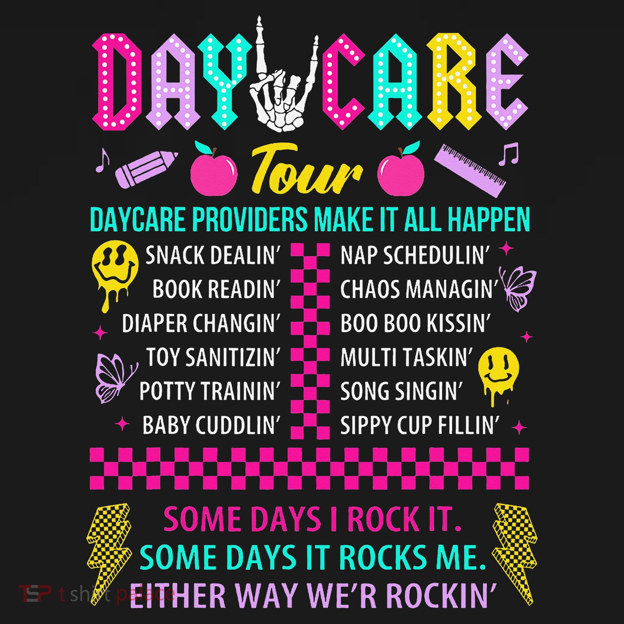 Groovy Day Care Some Days I Rock It Day Care Teacher Life Coaster