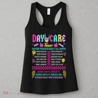 Groovy Day Care Some Days I Rock It Day Care Teacher Life Women's Tank Top thumb 3