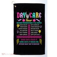 Groovy Day Care Some Days I Rock It Day Care Teacher Life Golf Towel thumb 0