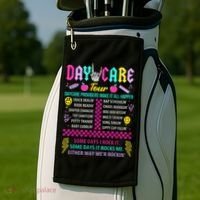 Groovy Day Care Some Days I Rock It Day Care Teacher Life Golf Towel thumb 2