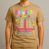 Groovy Day Care Some Days I Rock It Day Care Teacher Life T-Shirt thumb 3
