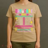 Groovy Day Care Some Days I Rock It Day Care Teacher Life T-Shirt thumb 4