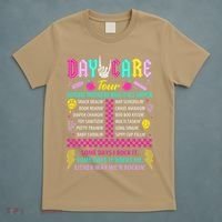 Groovy Day Care Some Days I Rock It Day Care Teacher Life T-Shirt thumb 5