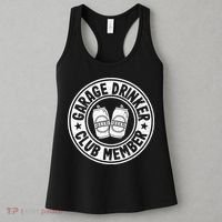 Garage Drinker Club Member Day Drinking Dad Beer Women's Tank Top thumb 3